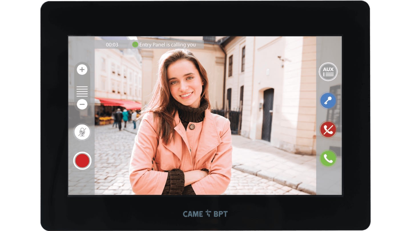Came - Interphonie Bus X1 X2 XTS 7 BK WIFI-Portier vidéo vive voix X2