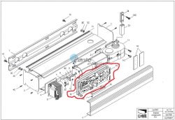 Came - Pièce Détachée porte Auto battante Carte électronique ZP10