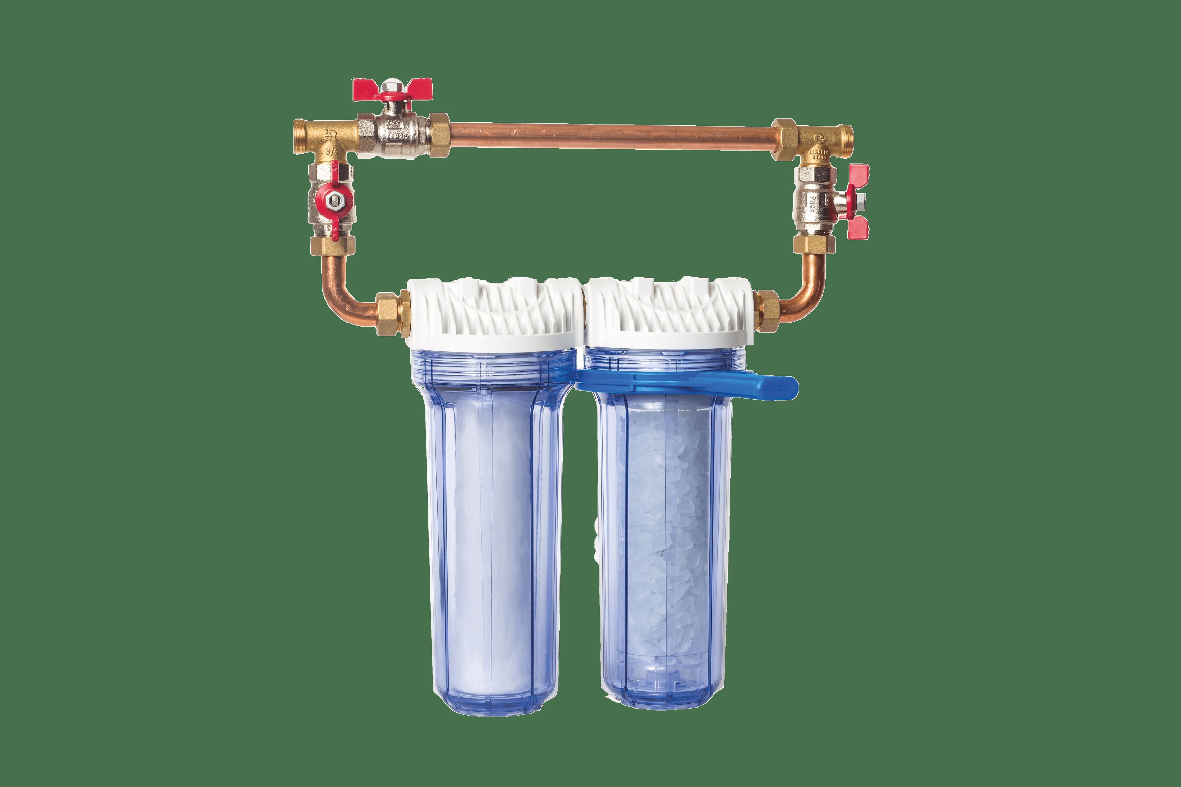 North Star - Station antitartre : Filtration sédiments et polyphosphate + by-pass en cuivre