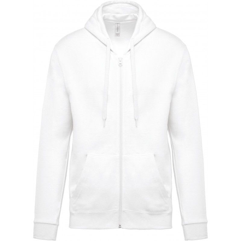 VEPRO - VEPRO - sweat-shirt zippé capuche- Blanc - Taille XXL