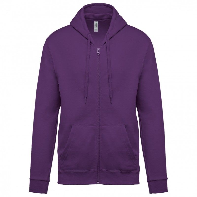 VEPRO - VEPRO - sweat-shirt zippé capuche emballé- Violet - Taille XL