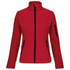 VEPRO - Veste de travail Softshell pour Femme ROUGE T.L