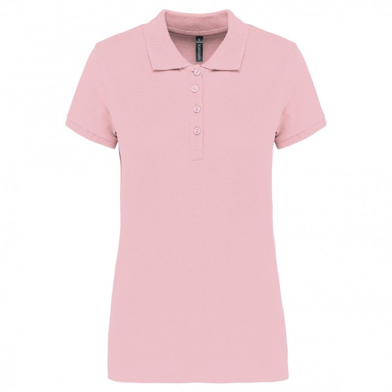 VEPRO - POLO ROSE PALECOUPE FEMME MANCHES COURTES EMBALLE T XL