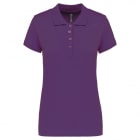 VEPRO - POLO VIOLET COUPE FEMME MANCHES COURTES EMBALLE T M