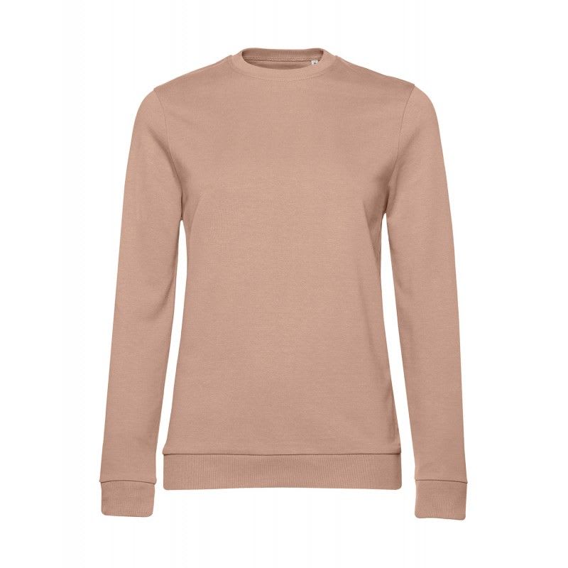 VEPRO - Sweat-shirt col rond emballé coupe femme - Beige - Taille XL