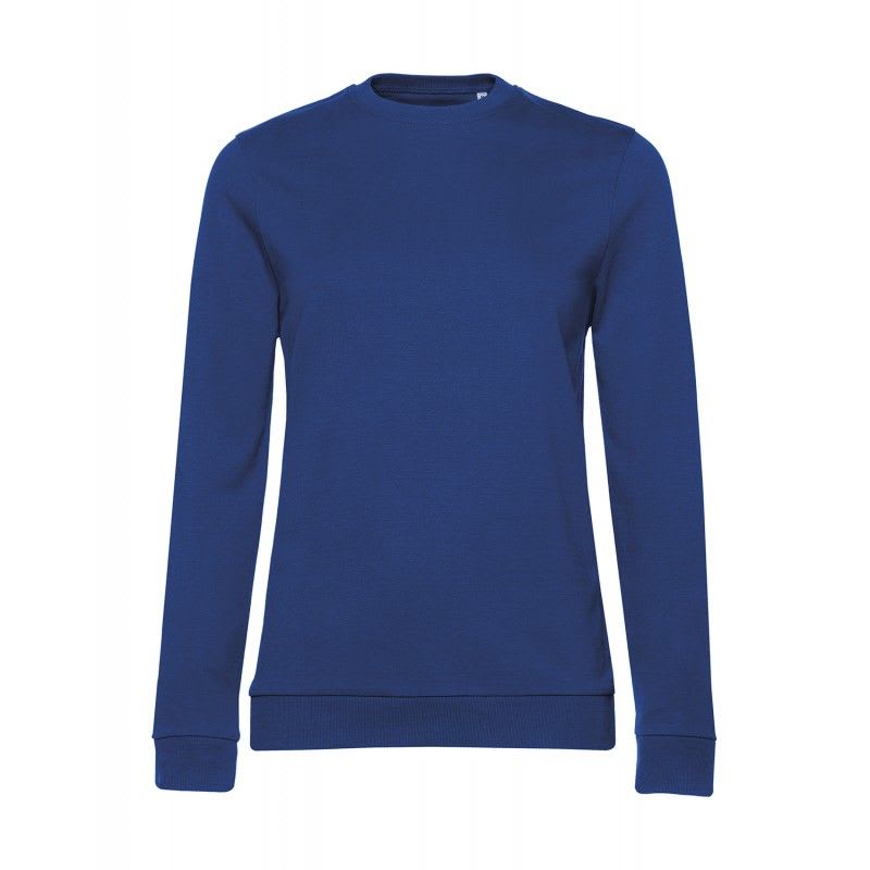 VEPRO - Sweat-shirt col rond emballé coupe femme - Bleu roi - Taille S