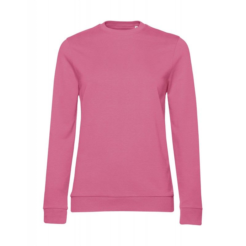 VEPRO - Sweat-shirt col rond emballé coupe femme - Rose - Taille M
