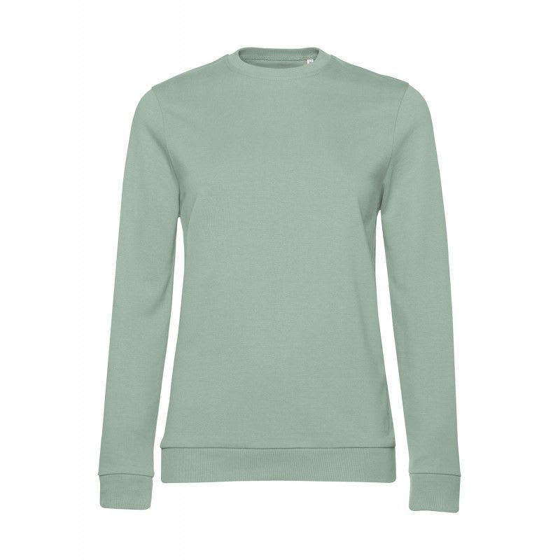 VEPRO - Sweat-shirt col rond emballé coupe femme - Vert - Taille XS