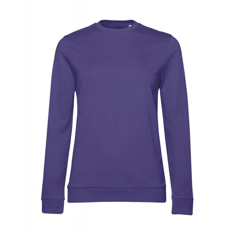 VEPRO - Sweat-shirt col rond emballé coupe femme - Violet- Taille L