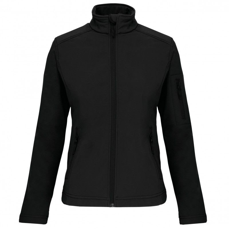 VEPRO - Veste de travail Softshell pour Femme NOIR T M