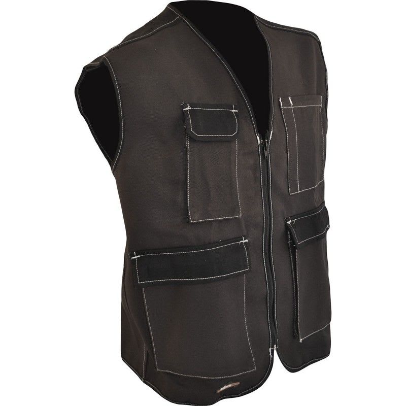 VEPRO - GILET ELITE ANTHRACITE/NOIR T XXL