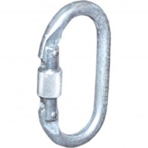 VEPRO - MOUSQUETON A VIS ACIER ZINGUE ouverture 18 mm