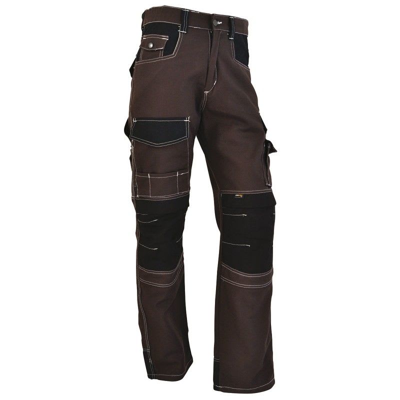 VEPRO - PANTALON ELITE ANTHRACITE/NOIR surpipûres blanches  36
