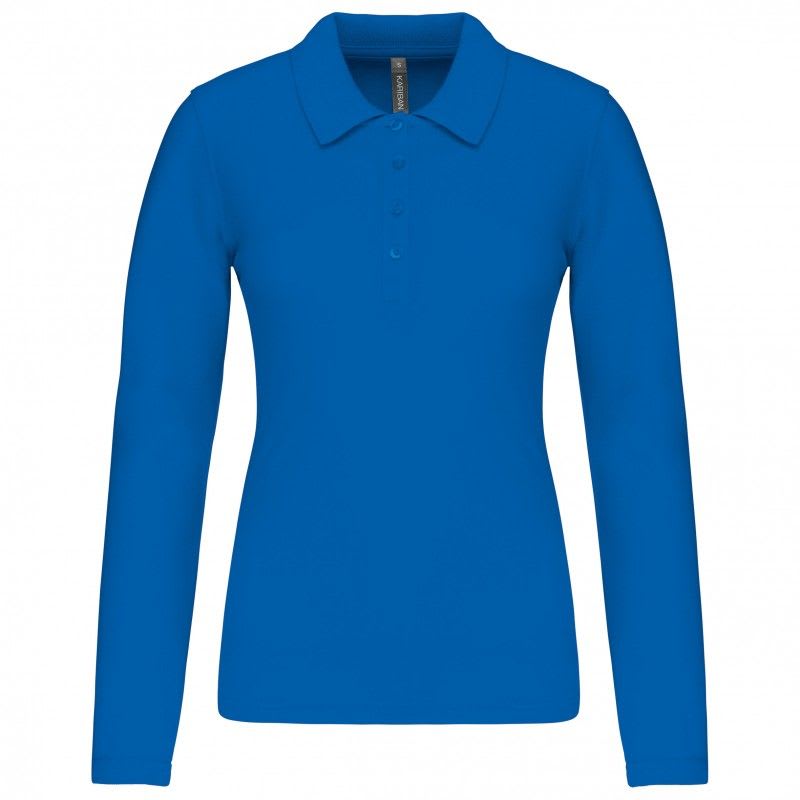 VEPRO - POLO BLEU ROI  COUPE FEMME MANCHES LONGUES EMBALLE T XXL