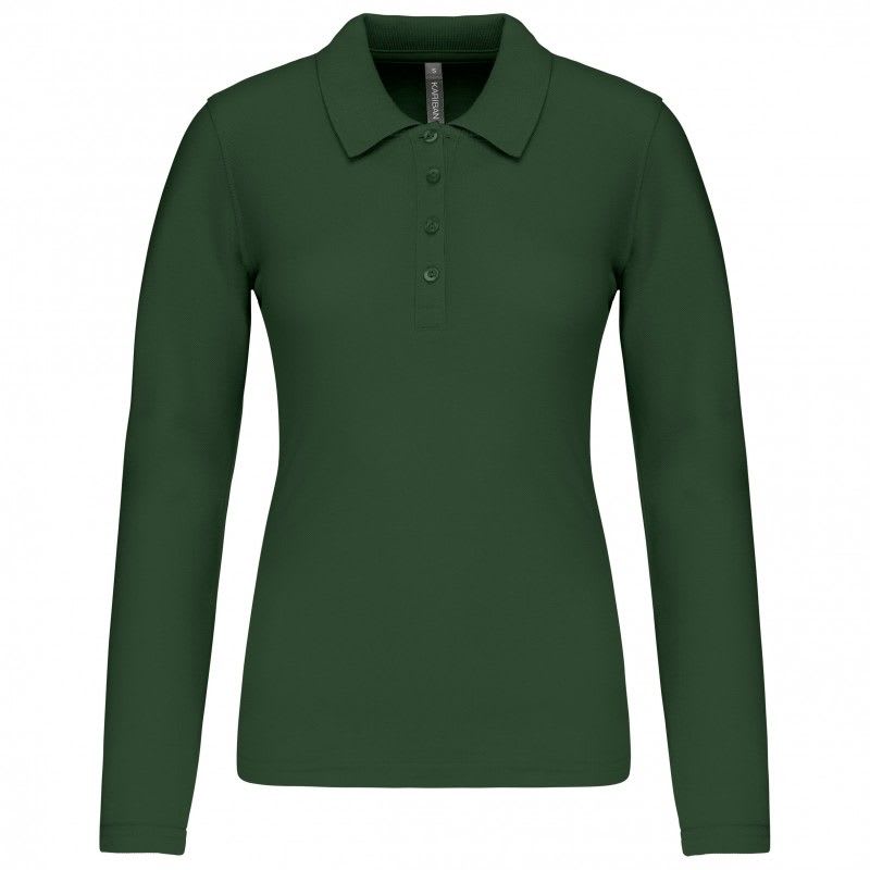 VEPRO - POLO VERT COUPE FEMME MANCHES LONGUES EMBALLE T XXL