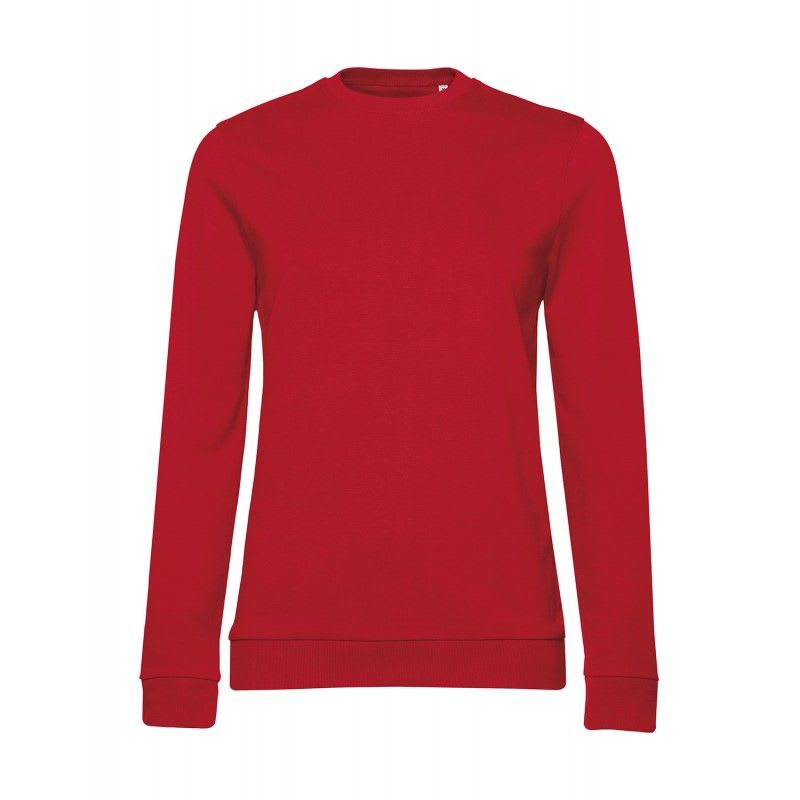 VEPRO - Sweat-shirt col rond emballé coupe femme - Rouge - Taille L