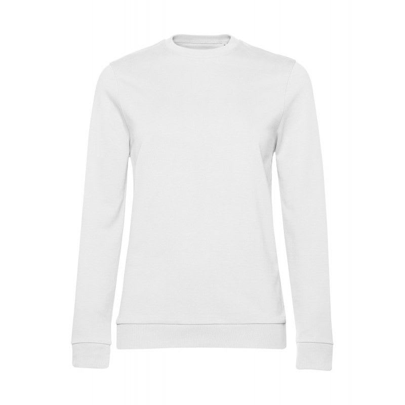 VEPRO - Sweat-shirt col rond emballé coupe femme - Blanc - Taille XL