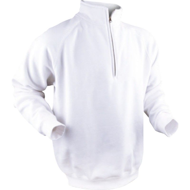 VEPRO - SWEAT BLANC L COL ZIP