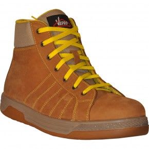 VEPRO - Chaussures de securite montantes cuir nubuck beige S3 P.43