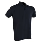 VEPRO - POLO MAILLE PIQUEE NOIR MANCHES COURTES Taille XL