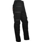 VEPRO - pantalon coton/polyester/élasthanne noir T.42