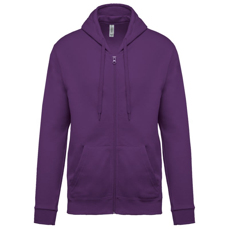 VEPRO - VEPRO - sweat-shirt zippé capuche emballé- Violet - Taille XL