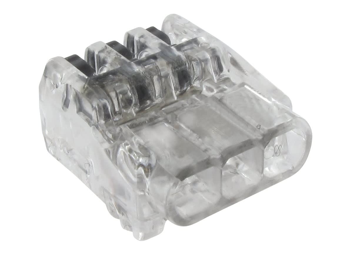Courant - borne à leviers 3 entrées fil souple/rigide x75 - à utiliser avec flexaray
