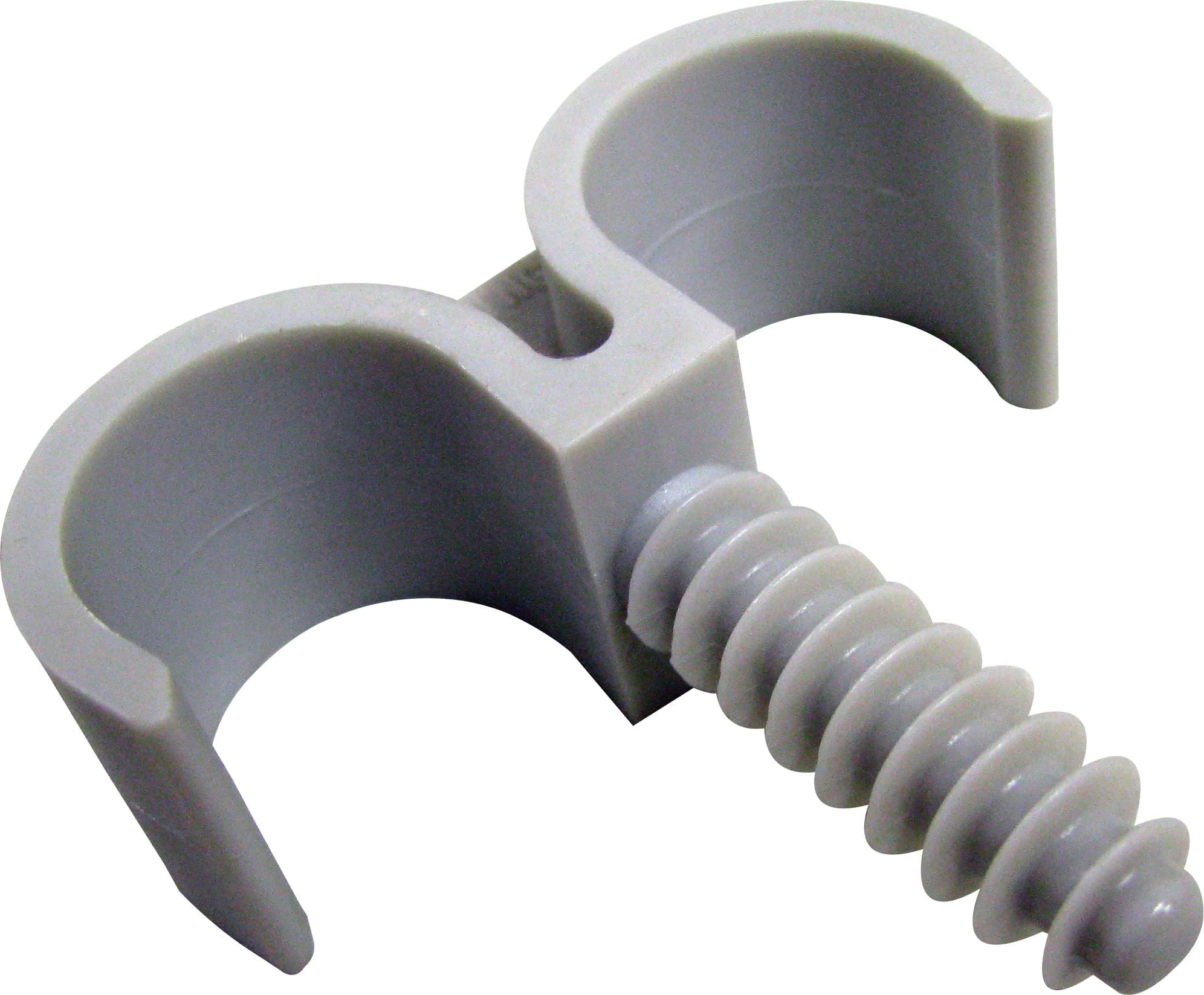 Courant - fix double 25 x25 - fixation murale double pour un conduit