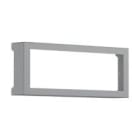 Cooper Securite - Cover métallique de finition ULTRALED/PLANETE 2-400 étanche. Coloris argent