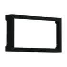 Cooper Securite - Cover métallique de finition ULTRALED/PLANETE 2-45/8 étanche. Coloris noir