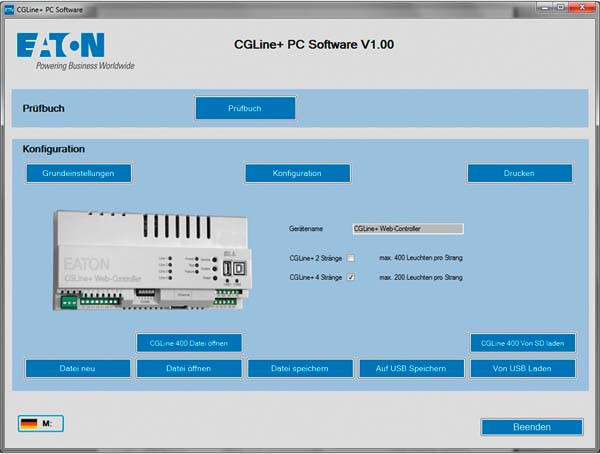 Cooper Securite - PC-Software CGLine+ Web-Controller
