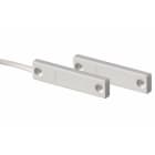 Cooper Securite - 5 Contacts d'ouverture & aimant en plastique blanc ultra plat câble 3 m