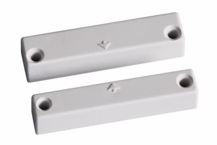 Cooper Securite - 10 Contacts magnétique en plastique blanc à câbler.