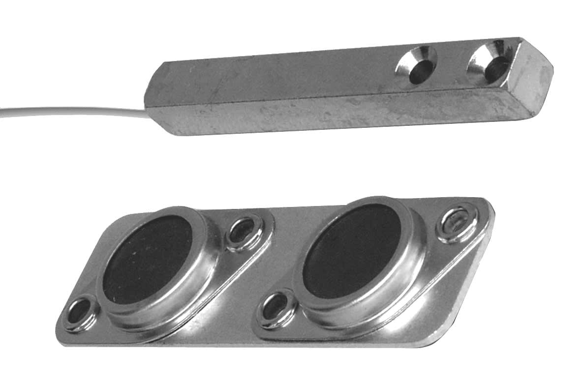 Cooper Securite - 2 Contacts magnétiques compacts pour volet roulant ou baie coulissante