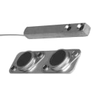 Cooper Securite - 2 Contacts magnétiques compacts pour volet roulant ou baie coulissante