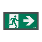 Cooper Securite - Cover métallique de finition ULTRALED/PLANETE 2-45/8 plafond. Coloris gris