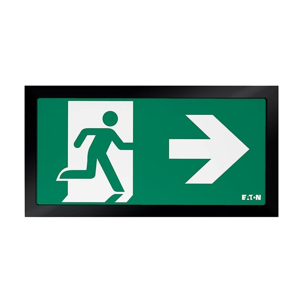 Cooper Securite - Cover métallique de finition - Compatible ULTRALED & PLANETE 2-45/8 - Noir