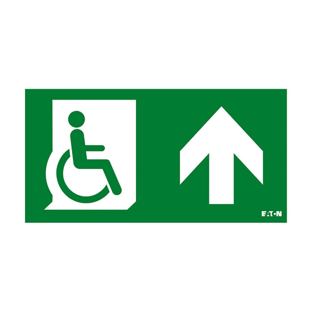 Cooper Securite - Pictogramme PMR pour ULTRALED2 / PLANETE2 ES Flèche Haut