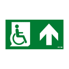 Cooper Securite - Pictogramme PMR pour ULTRALED2 / PLANETE2 ES Flèche Haut