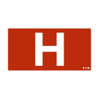 Cooper Securite - Pictogramme ULTRALED2 / PLANETE2 ES avec la lettre "H"