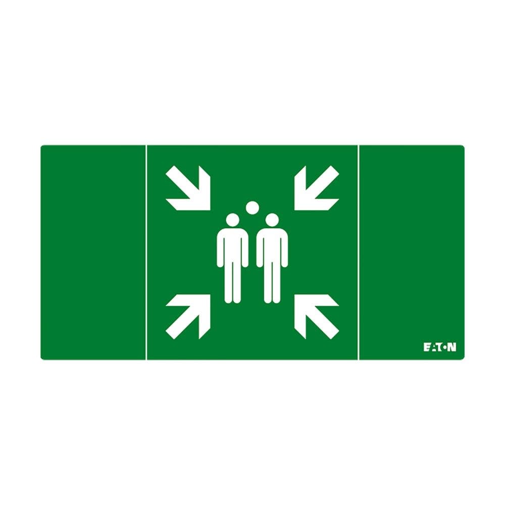 Cooper Securite - Pictogramme ULTRALED2 / PLANETE2 ES avec symbole point de rassemblement