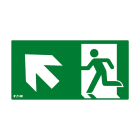 Cooper Securite - Pictogramme ULTRALED2 / PLANETE2 ES avec flèche oblique vers haut et gauche