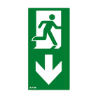 Cooper Securite - Pictogramme ULTRALED2 / PLANETE2 ES vertical flèche bas