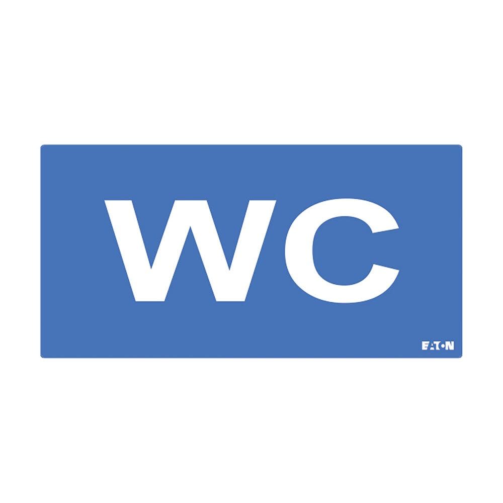 Cooper Securite - Pictogramme ULTRALED2 / PLANETE2 ES avec symbole toilettes