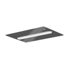 Cooper Securite - Cover métallique de finition ULTRALED/PLANETE 2-400 encastré. Coloris gris
