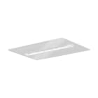 Cooper Securite - Cover métallique de finition ULTRALED/PLANETE 2-400 encastré. Coloris argent