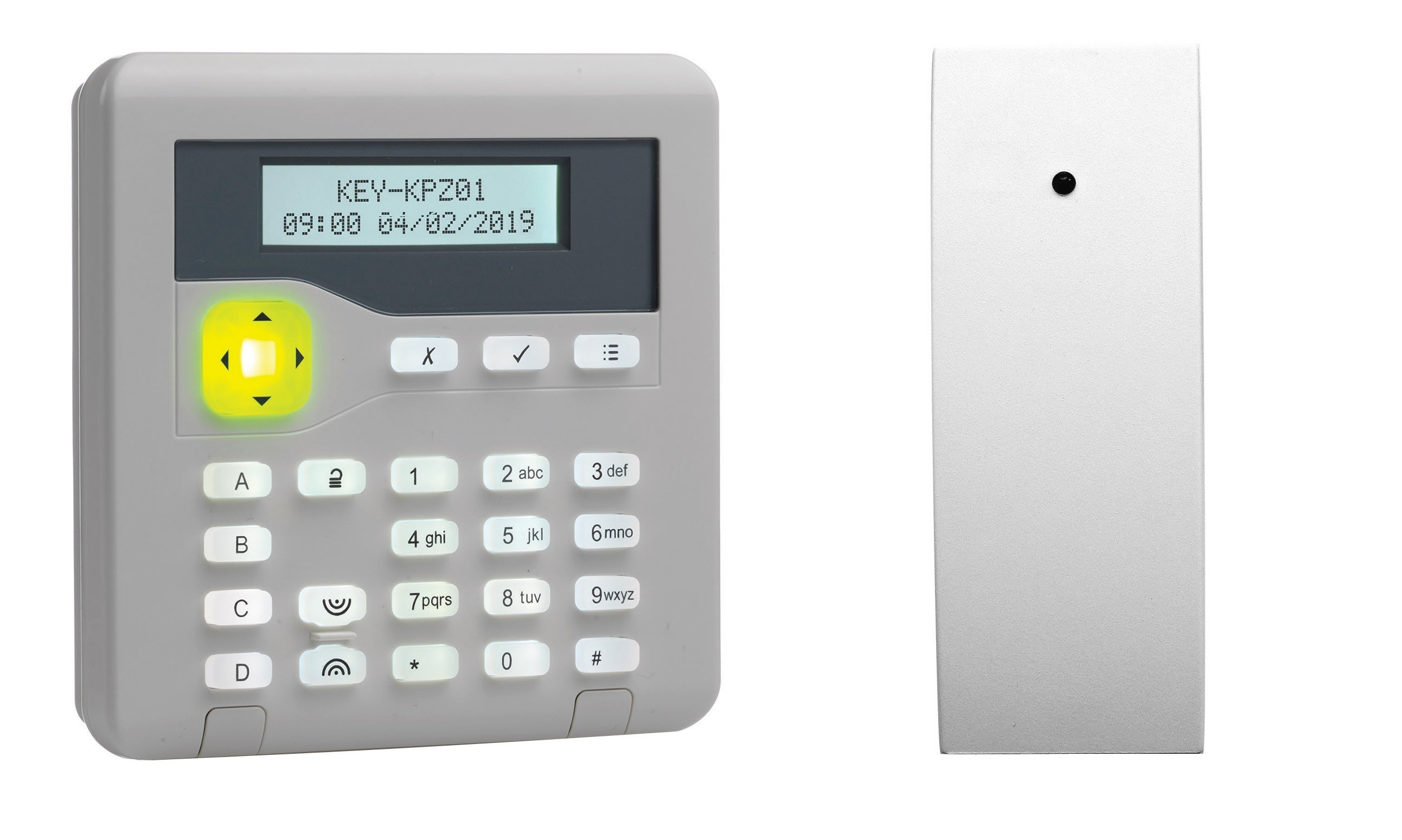 Cooper Securite - Kit Clavier Radio LCD Dupleix + base de Réception