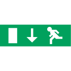 Cooper Securite - Pictogramme - Compatible boitier AA - Flèche vers le bas