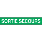 Cooper Securite - Pictogramme boitier AA avec inscription "Sortie Secours" hauteur 4cm
