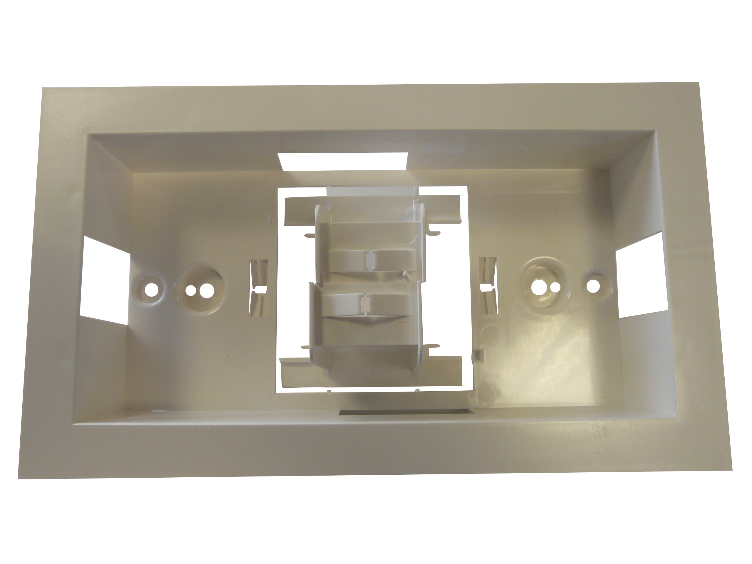 Cooper Securite - Cadre d'encastrement - blanc - acier - Compatible ULTRALED - Boîtier epsilon